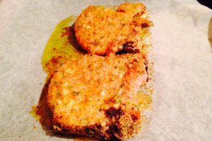 Braciole di maiale impanate al forno