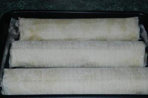 Strudel cu branza si visine