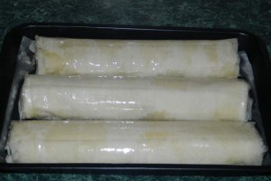 Strudel cu branza si visine