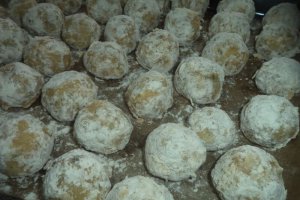 Chiftele fara carne la cuptor, cu sos de praz