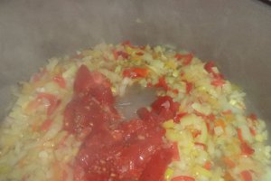 Pilaf de orez cu soia si ciuperci la tigaie
