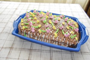 Tort cu crema de ciocolata, branza dulce si mascarpone