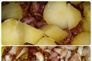Salata de cartofi cu hering afumat