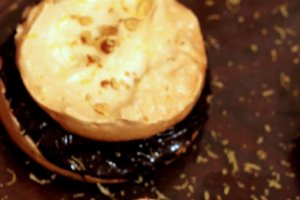 Sandvis de bezea cu crema de ciocolata