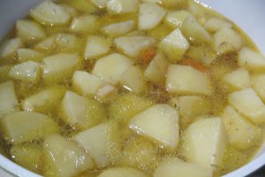 Tocana de pui cu legume