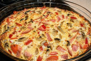 Aperitiv omleta pufoasa la cuptor