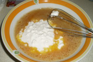 Aperitiv omleta pufoasa la cuptor