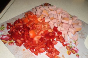 Aperitiv omleta pufoasa la cuptor