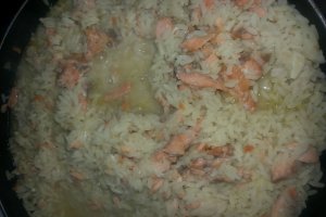 Risotto cu somon afumat