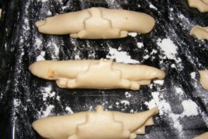 Cornulete cu bors  (de post)
