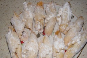 Cornulete cu bors  (de post)
