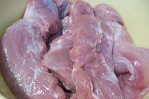 Friptura de porc, in crusta de mustar