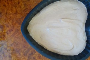 Inimioara cu crema de branza si jeleu