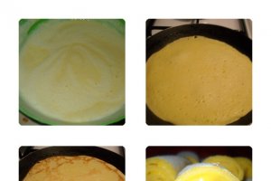 Clatite cu crema si sos de mure