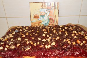 Prajitura cu mure si ciocolata