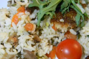Mancare de post - Pilaf cu ciuperci pleurotus