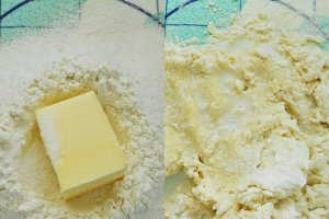 Tartă rustică cu brânză de vaci și broccoli
