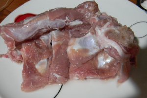 Ciorba de mazare cu gogosari marinati