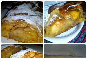 Ștrudel cu mere tip Baclava
