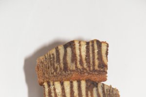 Chec "zebra" cu pudra de roscove