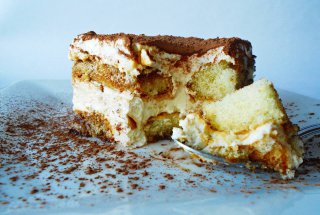 Tiramisu reţetă cu arahide caramelizate