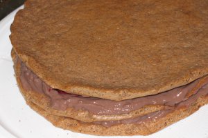 Tort de ciocolata cu fructe de padure Dukan