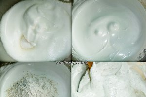 Prajitura cu blat de nuca si crema de vanilie