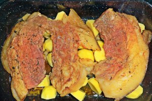 Pulpa de porc la cuptor
