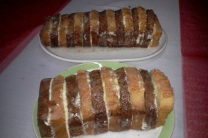 Tort la metru cu glazura de lamaie