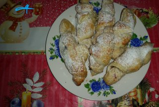 Cornulete  cu ciocolata
