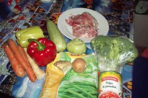 Ciorba de iepure cu legume