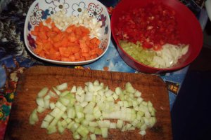 Ciorba de iepure cu legume