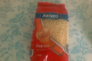 cus - cus si afumatura cu salata de ardei copti