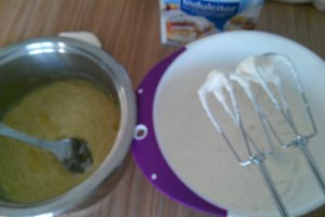 Prajitura cu mere, biscuiti digestivi si crema de vanilie