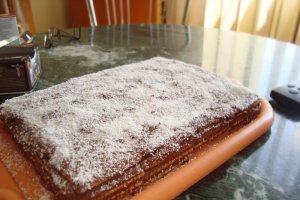 Desert tort de biscuiti cu crema de cacao
