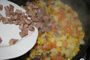 Mancare de vita cu legume