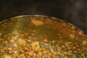 Linte cu curry verde la slow cooker Crock-Pot