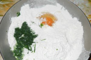 Tagliatelle cu leurda si sfecla