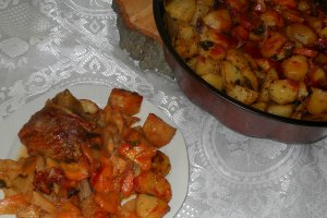 Tocana de pui cu legume