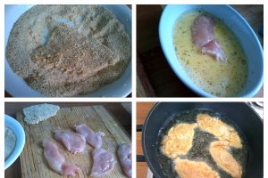 Piept de pui crocant