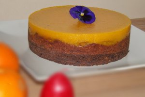 Cheesecake cu portocale