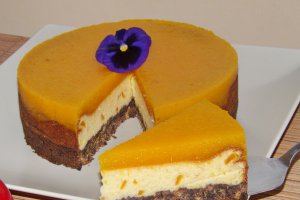 Cheesecake cu portocale
