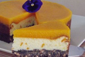 Cheesecake cu portocale