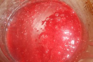 Tort cu jeleu de capsuni si crema de ciocolata