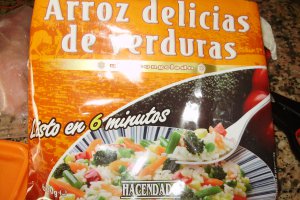 Peste cu garnitura de orez