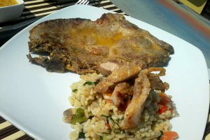 Ceafa de porc in bere
