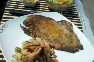 Ceafa de porc in bere