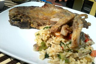 Ceafa de porc in bere