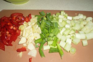 Ciocanele cu legume la cuptor si sos dulce