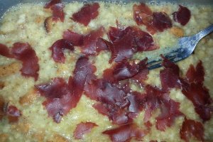 Omleta crocanta cu mozzarella